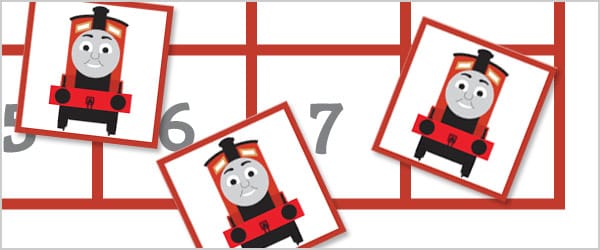 Train Maths Game - All about 8