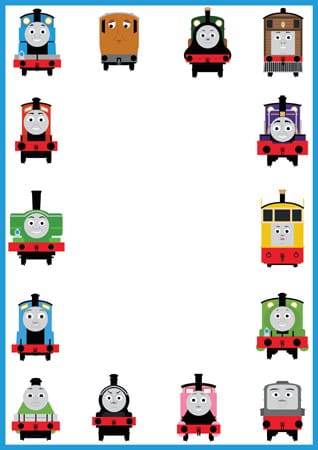 Train Themed Notepaper
