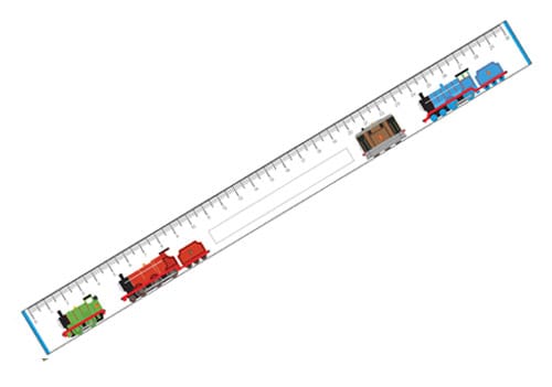 Trains Printable Rulers