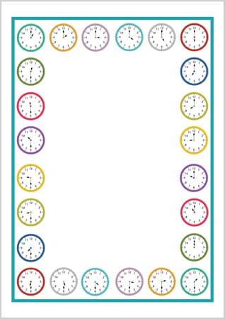 Clocks Notepaper