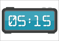 Editable Digital Clock Labels