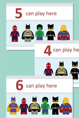Can Play Editable Superhero Posters
