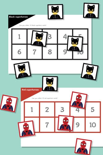 Superhero Maths Game: All About 10