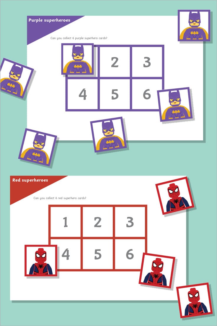Superhero Maths Game: All About 6