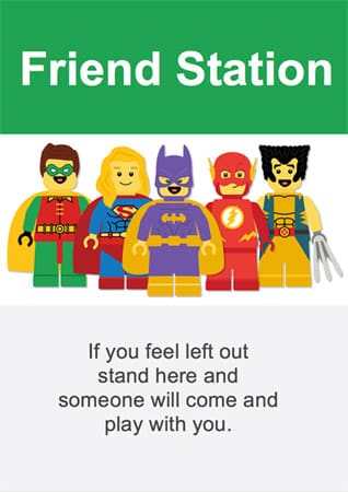 Superhero Themed Friendship Station