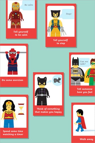 Superhero Anger Management Playing Cards