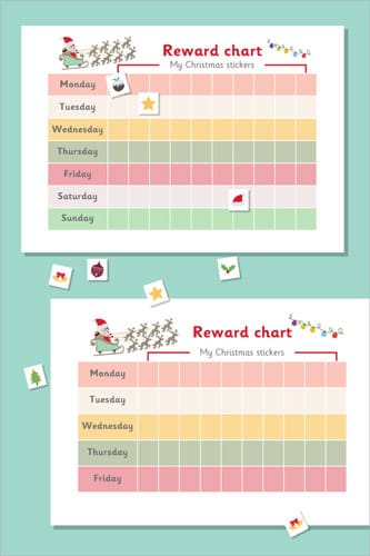 Christmas Reward Chart