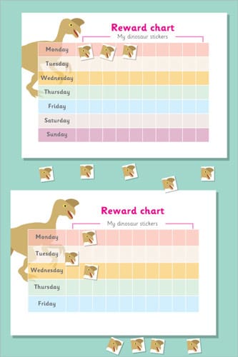 Dinosaur Reward Chart