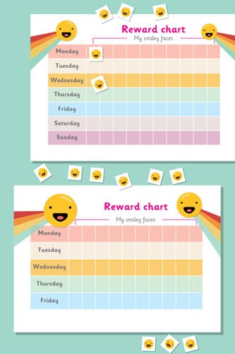 Smiley Face Reward Chart