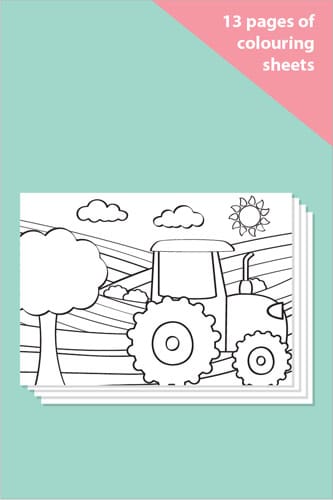 Farm Colouring In Sheets - Mindfulness Resource