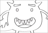 Monster Colouring In Sheets – Mindfulness Resource