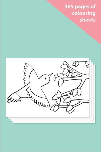 Multi-Themed Colouring Sheets Bumper Pack (365 sheets)