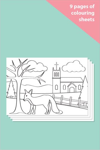 Winter Colouring In Sheets - Mindfulness Resource