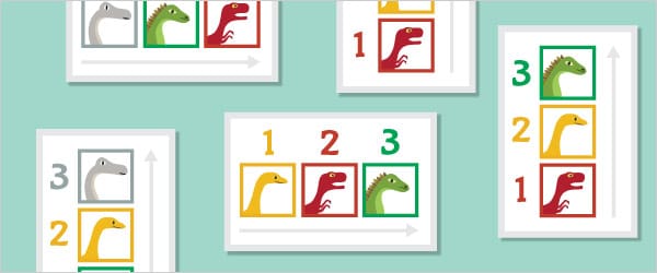 Dinosaur Colour Sequencing Game