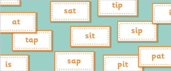 Phase 2 - word cards for practising reading and spelling (Letters & Sounds)