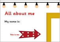 ‘All About Me’ Form – Editable Template