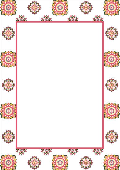 Diwali Pattern Notepaper