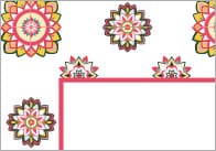 Diwali Pattern Notepaper