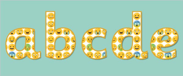 Emoji Classroom Display Letters & Numbers