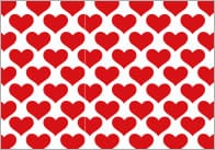 A4 Heart Printable Repeat Pattern