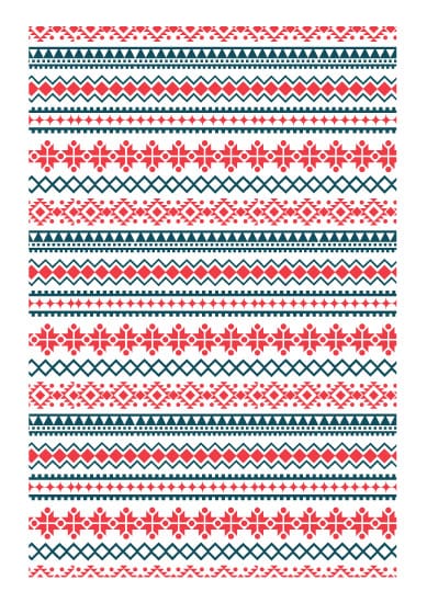 Printable Christmas Repeating Pattern