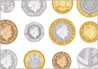 Printable Coin Repeating Pattern