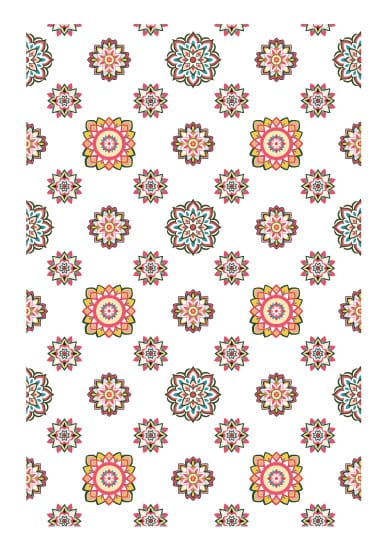 Printable Diwali A4 Repeating Pattern