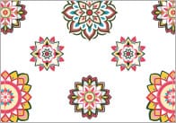 Printable Diwali A4 Repeating Pattern