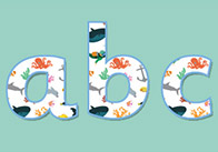 Under The Sea Classroom Display Letters & Numbers