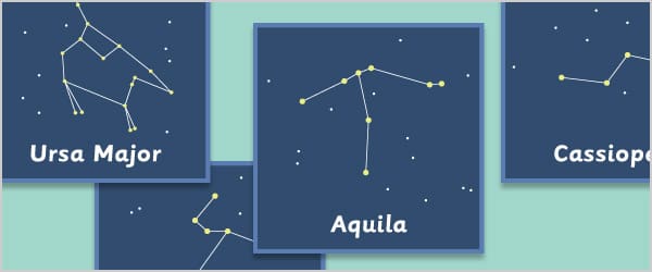 Popular Constellations 15cm Cards