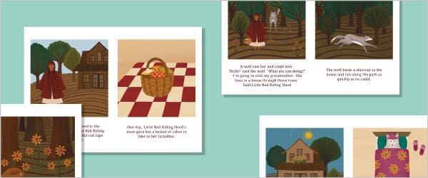 Little Red Riding Hood Illustrated Story