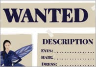 Sleeping Beauty Evil Fairy Wanted Poster