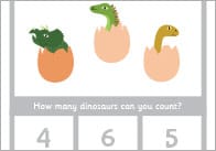 Baby Dinosaur Count And Peg Activity (Numbers 1-20)