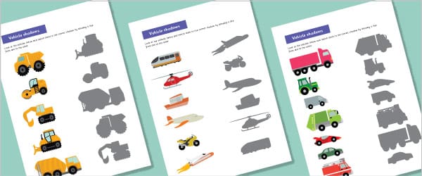 Vehicles Shadow Matching Activity