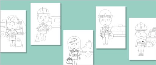 People Who Help Us Colouring Sheets - Printable Early Years Resources ...