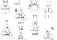 Superhero Role, Add & Colour Maths Game