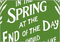 Printable Quotation: “In the Spring, at the End of the Day, You Should Smell Like Dirt”