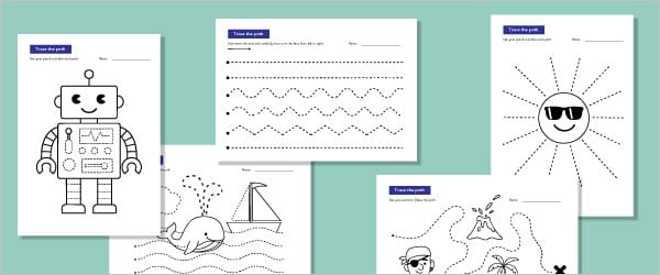 Pencil Control Worksheets for Early Writing Skills (Free Printable)